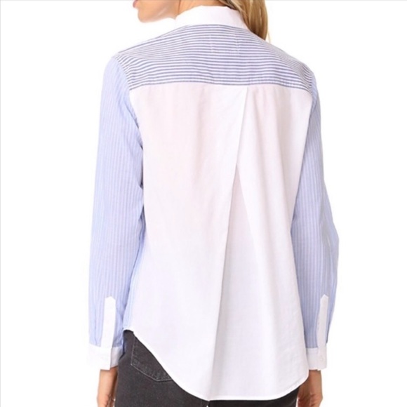 NWOT Rails Emory Moxed Striped Shirt Sz. S - Picture 2 of 5